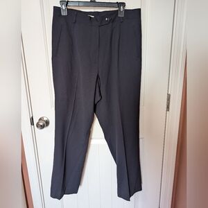 Vintage Austin Reed Petite Worsted Wool Trousers W18P Navy